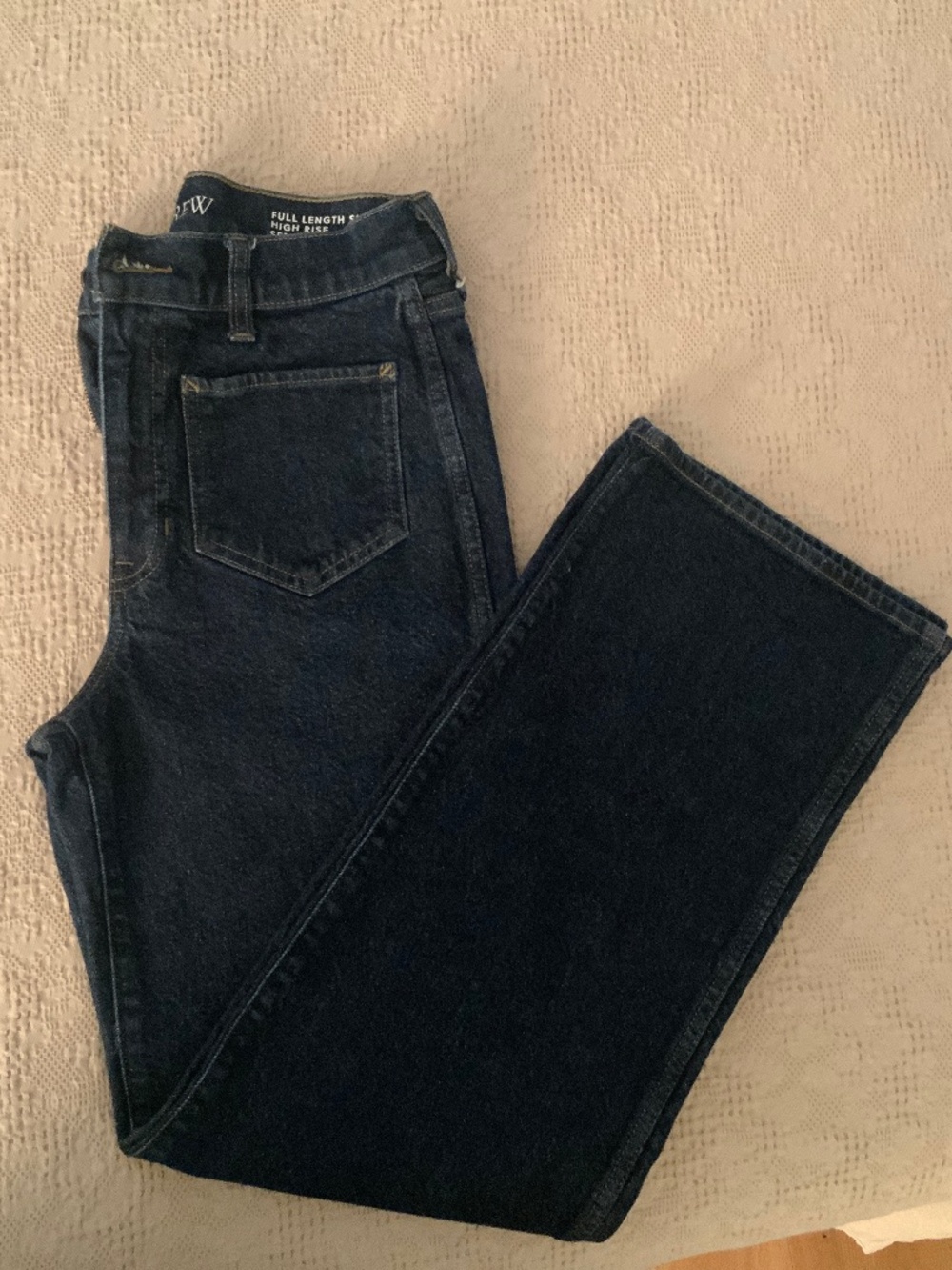 JCrew Full Length Slim-Wide High Rise Semi-Straight Jeans